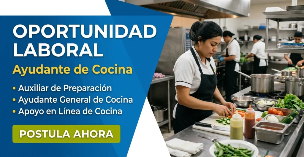 Ayudante de Cocina
