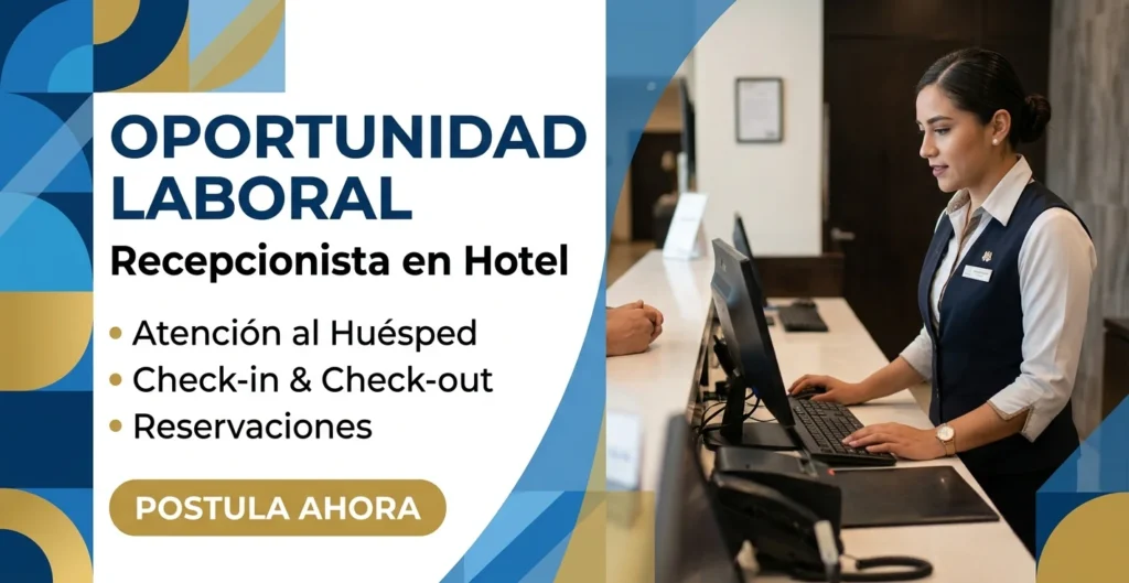 Recepcionista en Hotel